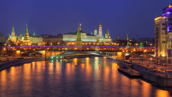 Moskovski Kremlj sa reke Moskve - Sputnik Srbija
