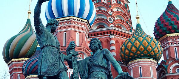 Споменик Мињину и Пожарском на Црвеном тргу у Москви - Sputnik Србија