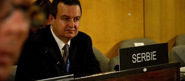 Ministar spoljnih poslova Srbije Ivica Dačić u Parizu na Generalnoj skupštini Uneska - Sputnik Srbija