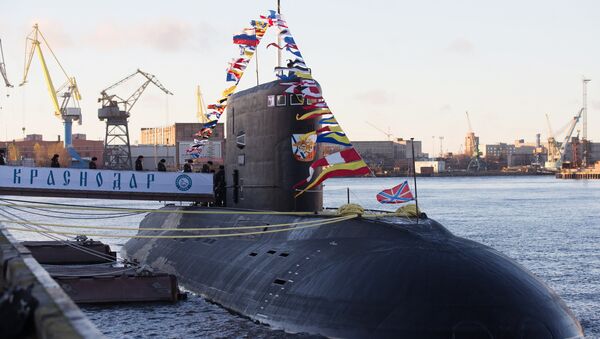 Podmornica Krasnodar Ratne mornarice Rusije - Sputnik Srbija