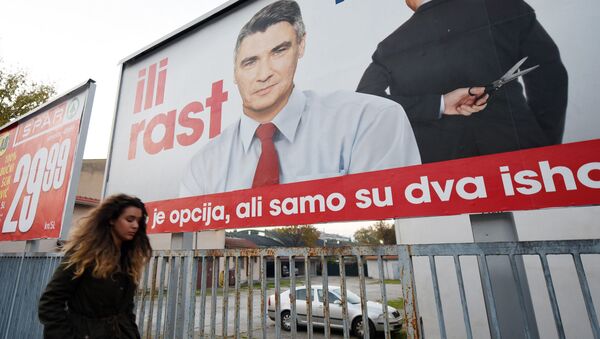 Предизборна кампања у Хрватској - Sputnik Србија