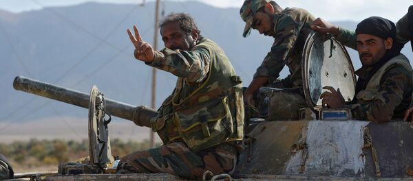 Војници Сиријске армије Војници Сиријске армије - Sputnik Србија