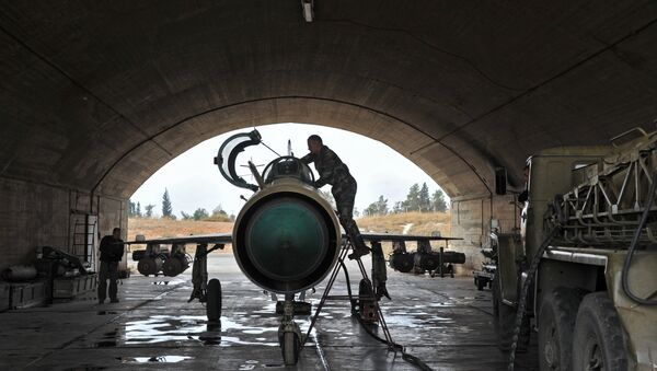 Vojna avio-baza Hama u Siriji - Sputnik Srbija