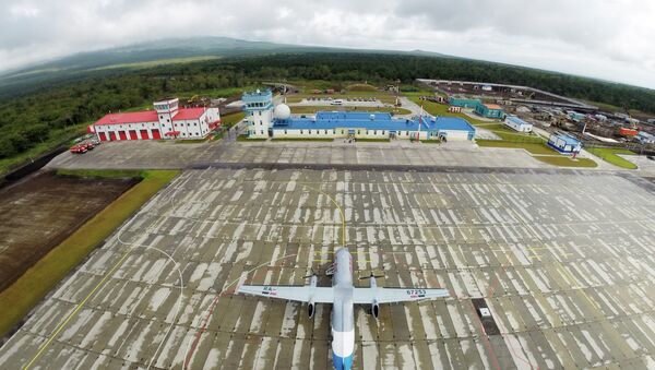 Otvaranje novog aerodroma u Iturupu u Južnim Kurilskim ostrvima - Sputnik Srbija