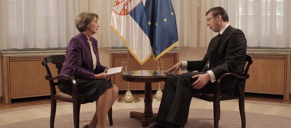 Интервью премьера Сербии А. Вучича (анонс) - Sputnik Србија