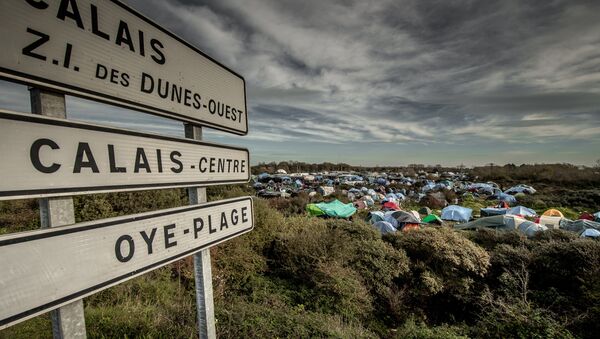 Kamp „Džungla” za izbeglice u Francuskoj - Sputnik Srbija