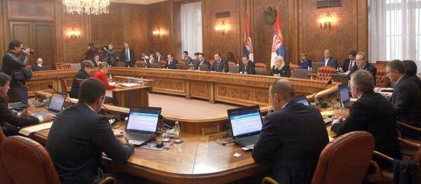 Министри на седнице Владе Србије - Sputnik Србија