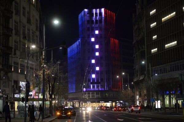 Plava, bela, crvena: Svetske prestonice u bojama francuske zastave - Sputnik Srbija