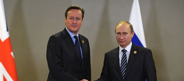 Владимир Путин и Дејвид Камерон на самиту  Г 20 у Турској - Sputnik Србија