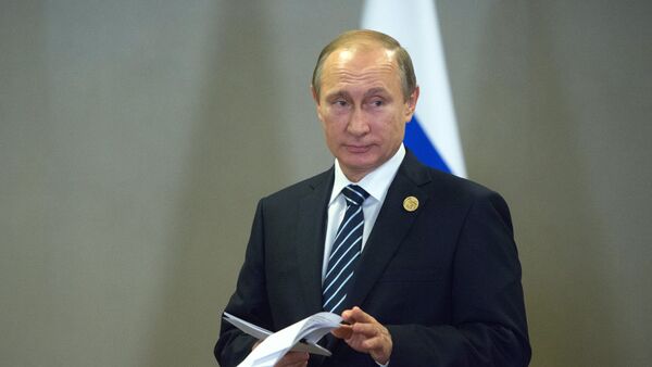 Predsednik Rusije Vladimir Putin  na samitu G20 u Turkskoj - Sputnik Srbija