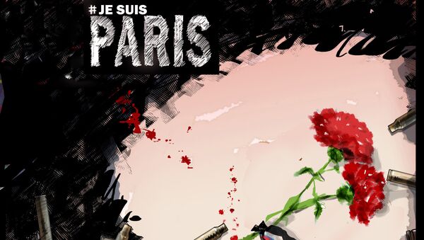 Podrška žrtvama u Parizu - Sputnik Srbija