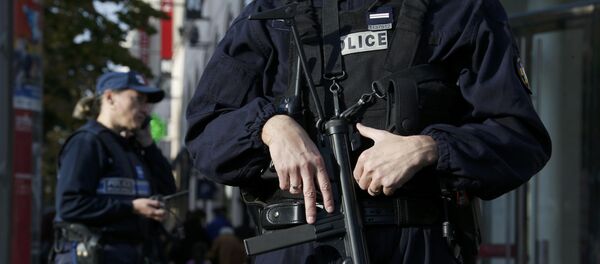 Francuska policija čuva stražu ispred trgovačkog centra u Nici u Francuskoj, 14. novembar 2015 - Sputnik Srbija