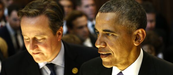 Амерички председник Барак Обама и британски премијер Дејвид Камерон на самиту Г-20 у Анталији, у Турској, 16. новембра, 2015. - Sputnik Србија
