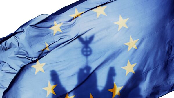 Застава ЕУ се вијори у Берлину, Немачка - Sputnik Србија