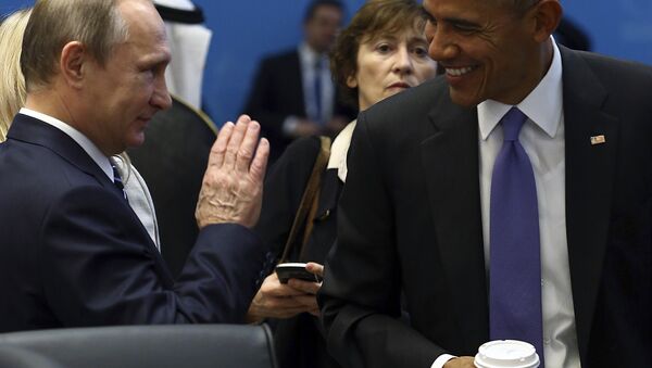 Vladimir Putin, Barak Obama - Sputnik Srbija