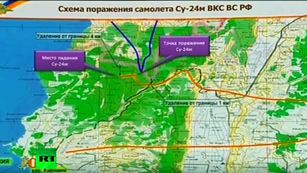 Сателитски снимак лета Су-24 - Sputnik Србија