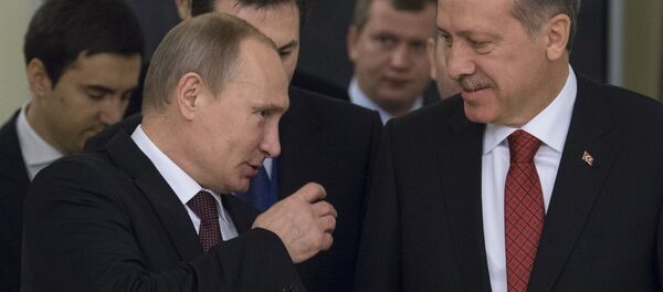 Владимир Путин и Реџеп Тајип Ердоган - Sputnik Србија