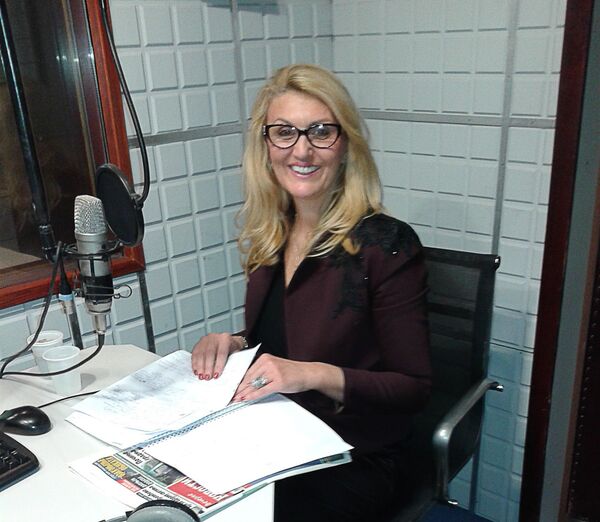 Деканка Факултета за међународну политику и безбедност Виолета Рашковић Таловић Деканка Факултета за међународну политику и безбедност Виолета Рашковић Таловић - Sputnik Србија