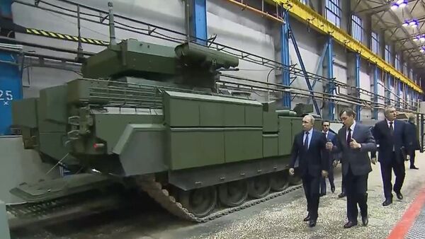 Russia: Putin inspects new IFV based on T-14 Armata platform - Sputnik Srbija