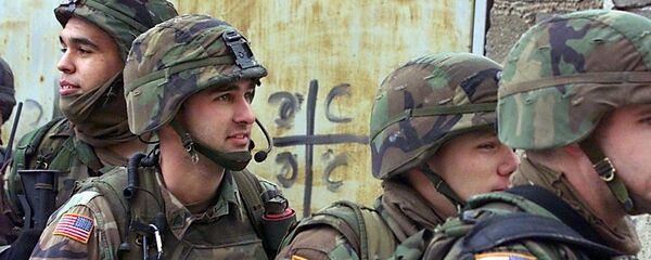 Амерички војници у саставу Кфора на Косову и Метохији Амерички војници у саставу Кфора на Косову и Метохији - Sputnik Србија