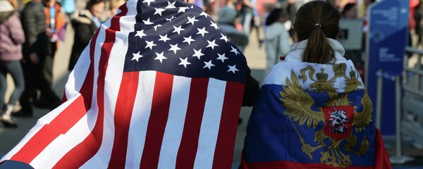Navijači Rusije i Amerike - Sputnik Srbija