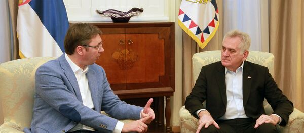 Premijer Aleksandar Vučić i predsednik Srbije Tomislav Nikolić - Sputnik Srbija