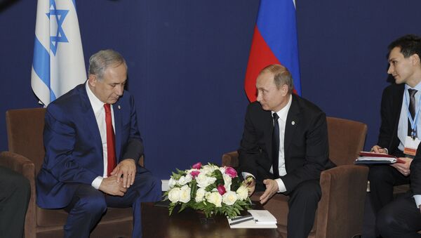Премијер Израела Бенјамин Нетанјаху и председник Русије Владимир Путин - Sputnik Србија