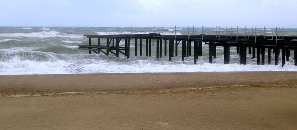 Nevreme na jednoj turskoj obali. Nevreme na jednoj turskoj obali. - Sputnik Srbija