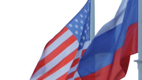 Zastave Rusije i SAD - Sputnik Srbija