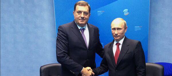 Predsednik RS Milorad Dodik i predesdnik Rusije Vladimir Putin - Sputnik Srbija
