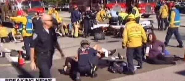 Pucnjava u San Bernardinu, 100 kilometara istočno od Los Anđelesa, u kojoj je ubijeno najmanje 20 osoba. Pucnjava u San Bernardinu, 100 kilometara istočno od Los Anđelesa, u kojoj je ubijeno najmanje 20 osoba. - Sputnik Srbija