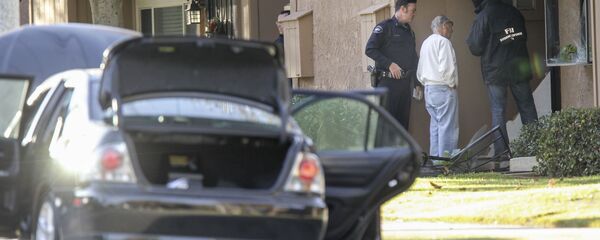 Mesto zločina u San Bernardinu u Kaliforniji. - Sputnik Srbija