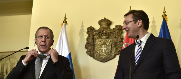 Министар споњних послова Русије Сергеј Лавров и премијер Србије Александар Вучић - Sputnik Србија
