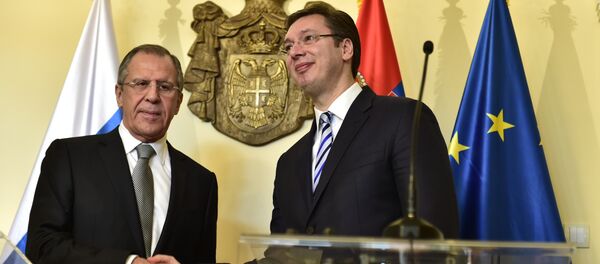 Министар споњних послова Русије Сергеј Лавров и премијер Србије Александар Вучић - Sputnik Србија
