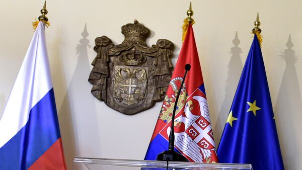 Заставе Србије, Русије И ЕУ - Sputnik Србија