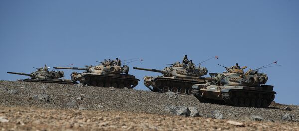 Turski tenkovi na granici sa Sirijom - Sputnik Srbija