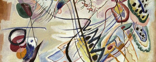 Reprodukcija slike Muzička uvertira Vasilija Kandinskog - Sputnik Srbija