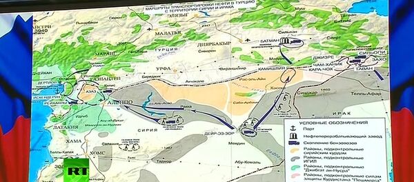 Mapa rute kojom se švercuje nafta Mapa rute kojom se švercuje nafta - Sputnik Srbija