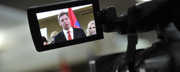 Александар Вучић виђен оком камере - Sputnik Србија