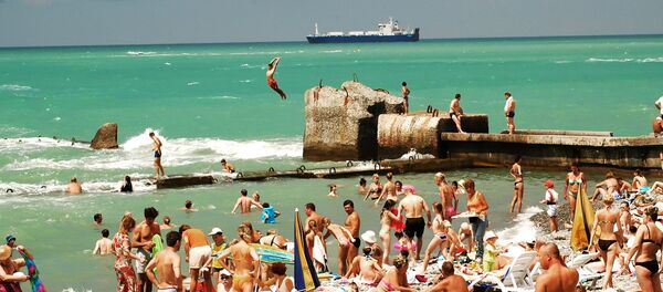 Plaža u Sočiju. - Sputnik Srbija