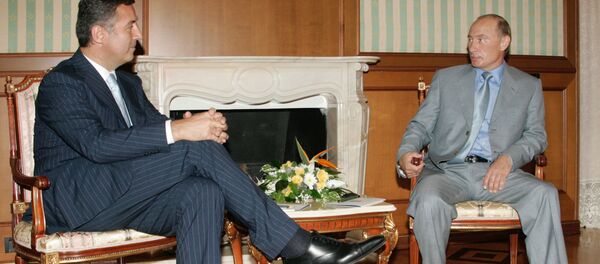 Владимир Путин и Мило Ђукановић 2006. године - Sputnik Србија