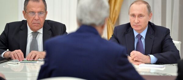 Састанак Путина и Керија у Кремљу - Sputnik Србија