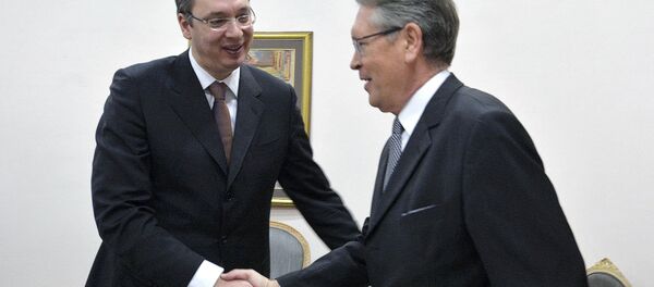 Александар Вучић и Александар Чепурин Александар Вучић и Александар Чепурин - Sputnik Србија