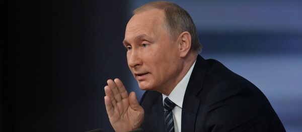 Годишња конференција председника Русије Владимира Путина Годишња конференција председника Русије Владимира Путина - Sputnik Србија