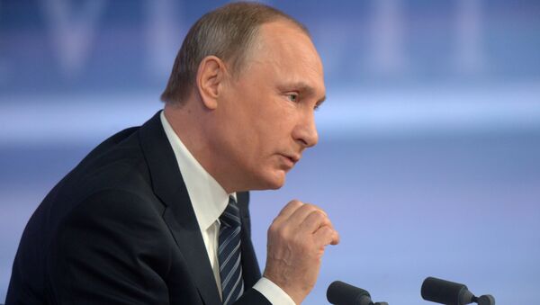 Pres-konferencija Vladimira Putina - Sputnik Srbija
