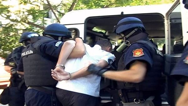 Црногорска полиција - хапшење - илустрација - Sputnik Србија