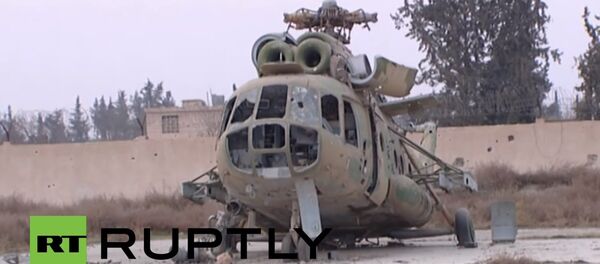 First images inside recaptured Marj al-Sultan airbase - Sputnik Србија