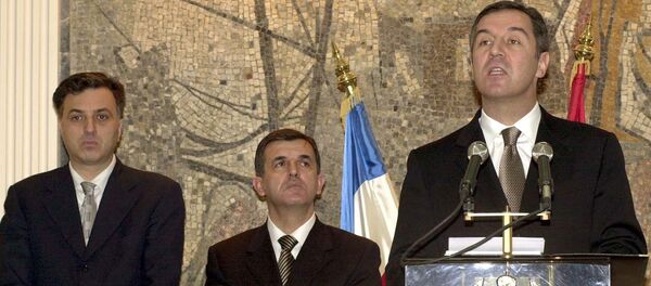 Filip Vujanović, Svetozar Marović i Milo Đukanović - Sputnik Srbija