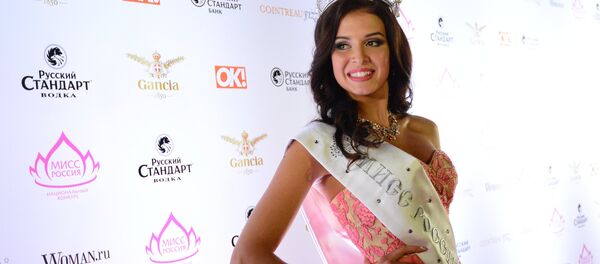 Sofia Nikitchuk (Yekaterinburg), the winner of the Miss Russia 2015 title, at Barvikha Concert Hall - Sputnik Srbija