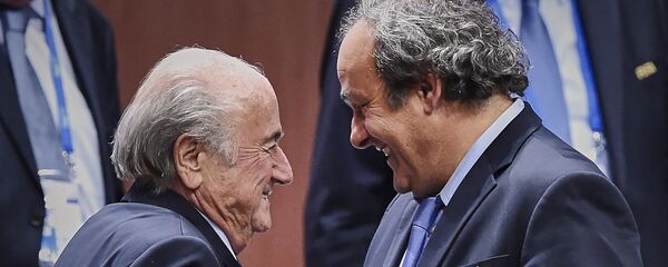 Сеп Блатер и Мишел Платини - Sputnik Србија